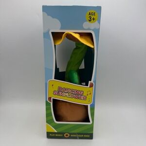 Dancing‎ Sunflower Plush Toy Sings Dances Talks Mimics Voice LED Light Age 3